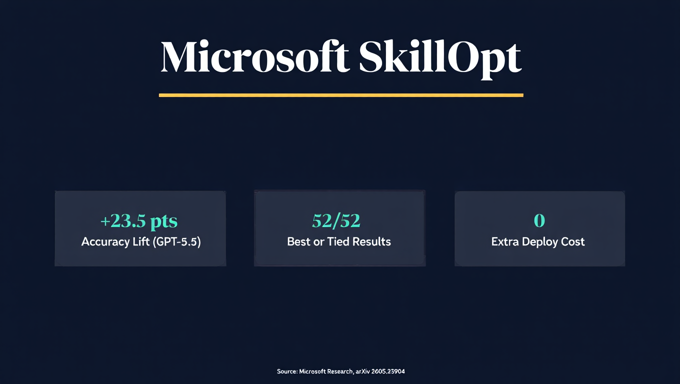 Microsoft SkillOpt: How to Train AI Agent Skills Like Neural Networks